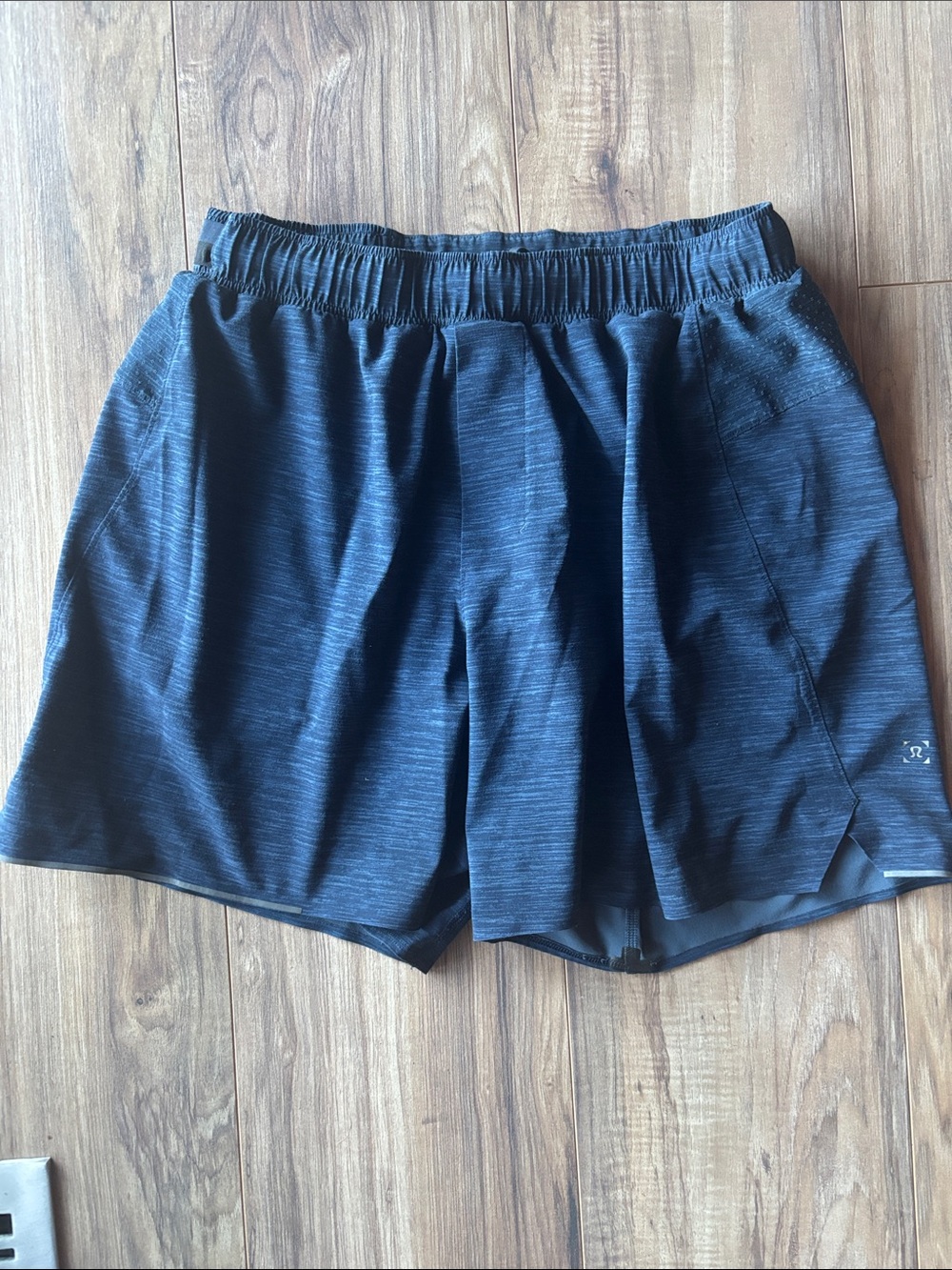 lululemon athletica Women's Blue Heather Athletic Shorts